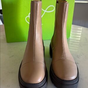 Sam Edelman Brown Leather Ankle Boots